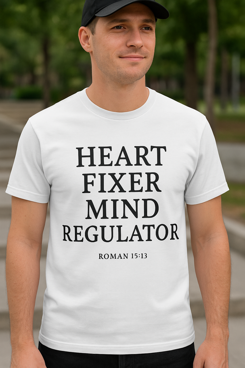 Heart Fixer. Mind Regulator." Unisex Christian T-Shirt