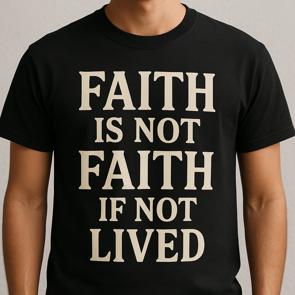 Faith is not faith if not lived