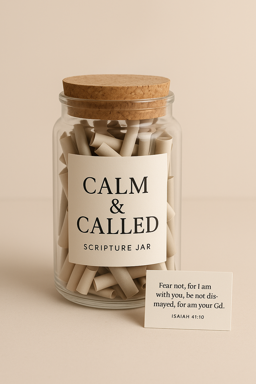 Grace & Peace Scripture Jar – Bible Verses for Daily Encouragement